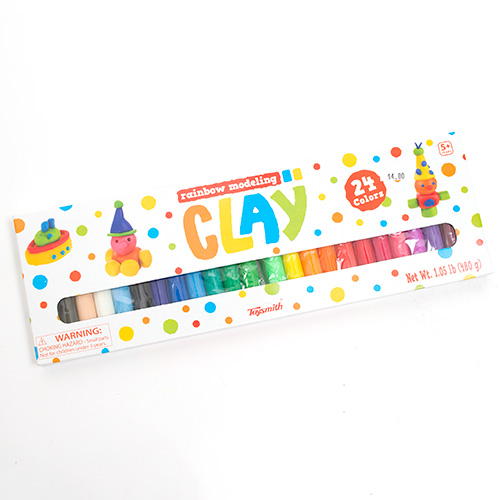 Toysmith, Rainbow, Modeling Clay, 24 Set, Color